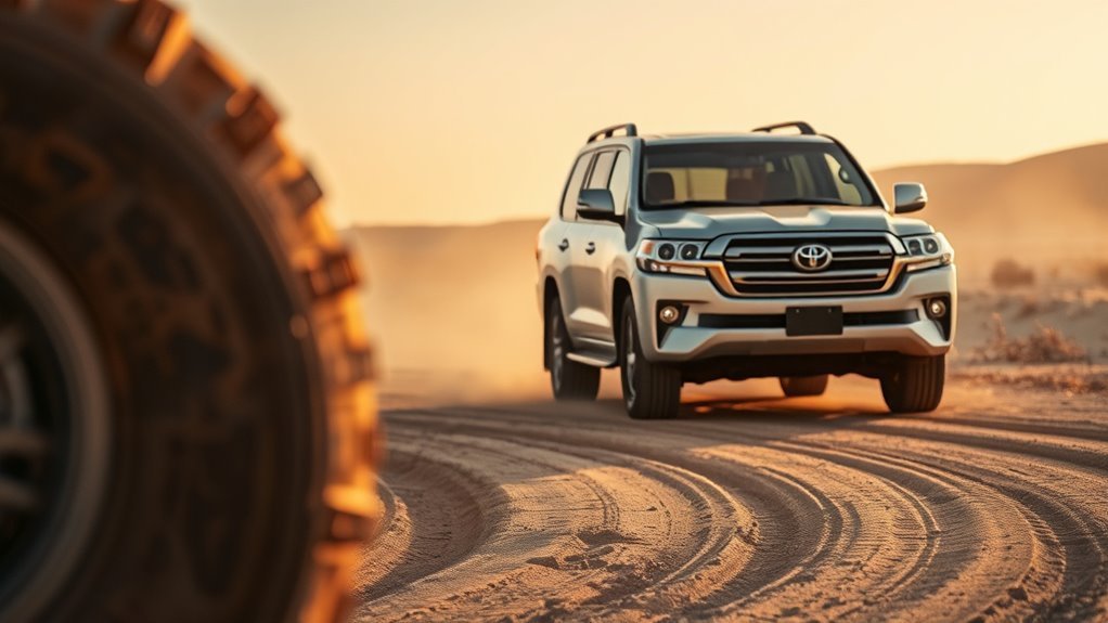 Toyota Land Cruiser showing the blend of luxury interior comfort and rugged off-road capability
