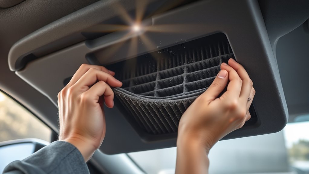 Cabin Air Filter: Toyota Camry DIY Replacement Guide 2 Clean cabin air flowing through Toyota Camry vents after replacing the cabin air filter