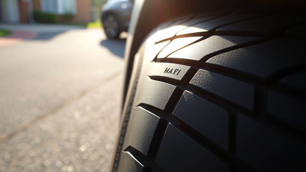 Max PSI Explained: 2026 Tire Pressure Safety Guide 2 Tire sidewall max PSI marking used for tire safety guidance
