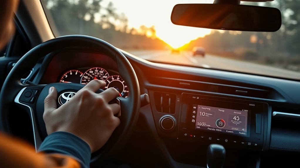 RAV4 Hybrid driver using smooth deceleration to improve regenerative braking efficiency