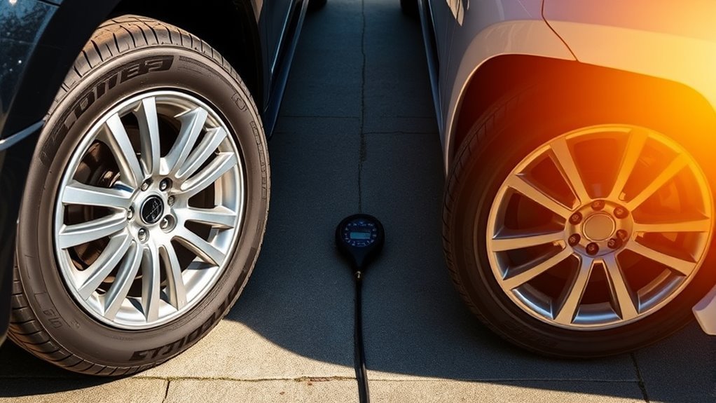 Cold Tire Pressure: 3-Hour Rule for Accurate PSI 3 Measuring cold tire pressure with a handheld tire gauge