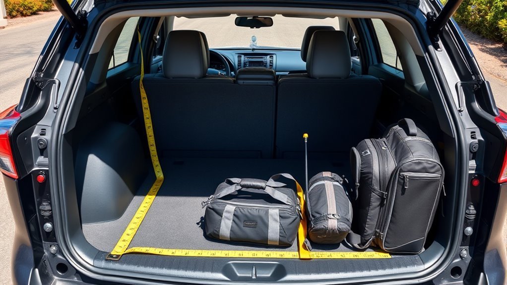RAV4 Cargo Dimensions: 2026 Space & Loading Guide 4 measure gear for fit