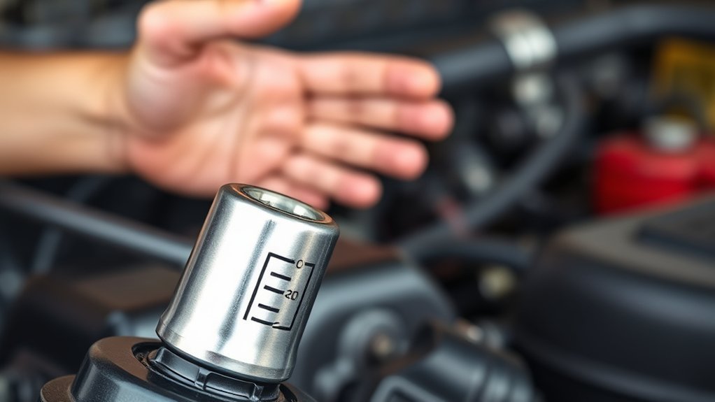 Toyota Tacoma owner checking dipstick for oil level problems
