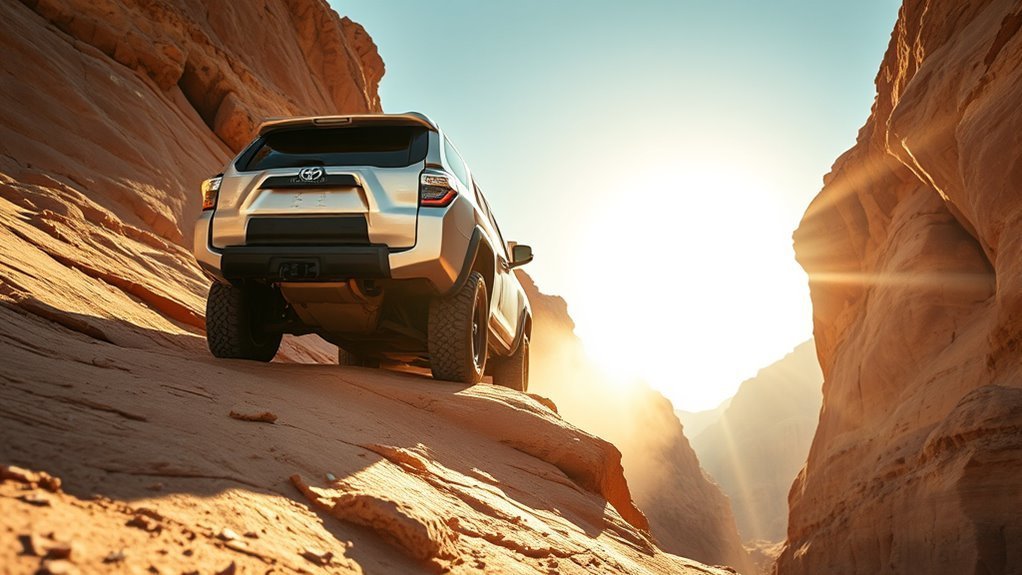 2025 Toyota 4Runner off-road approach and ground clearance