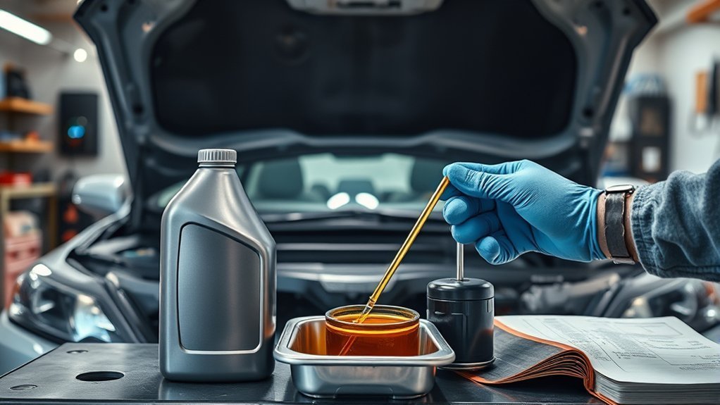 Toyota Camry Synthetic Oil: 2026 Grades & Intervals 3 Toyota Camry oil maintenance with synthetic oil and filter