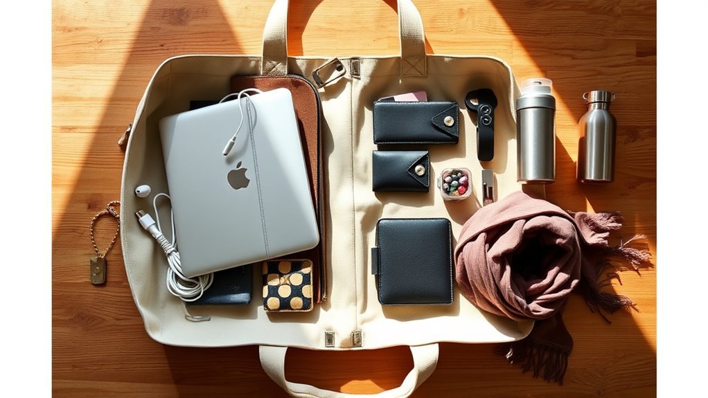 How to Pack a Tote Bag for Work Without Mixing Essentials 2 organized tote bag efficiency