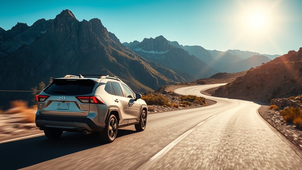 Planning safe towing routes for a Toyota RAV4 Hybrid in mountain terrain