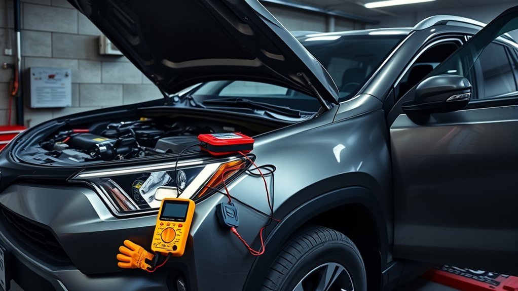 Preventing Toyota RAV4 parasitic battery drain during long-term parking with a battery maintainer