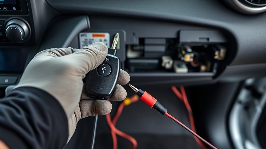 RAV4 keyless entry receiver and Body ECU signal diagnostics