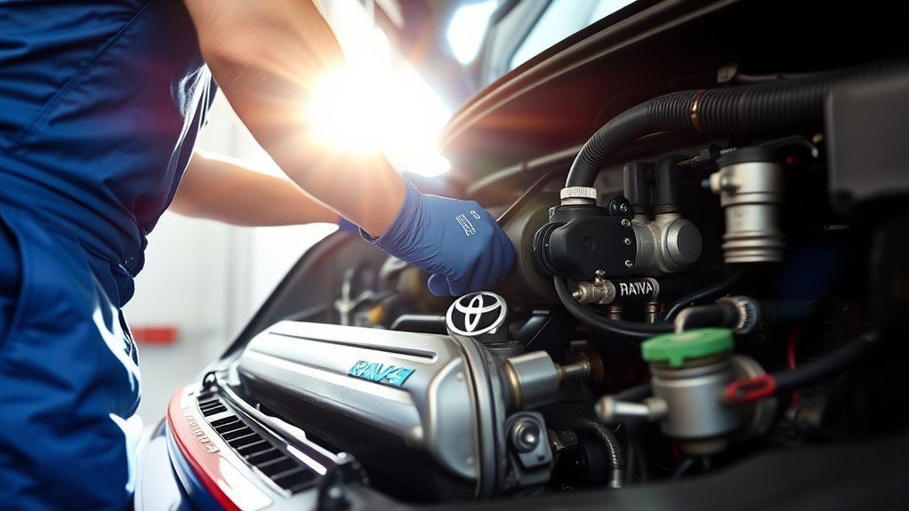 Toyota RAV4 EVAP system maintenance checklist