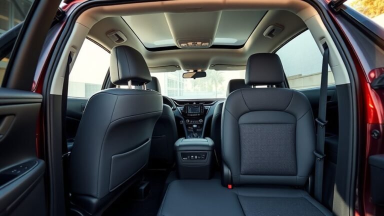 rav4 seating interior dimensions