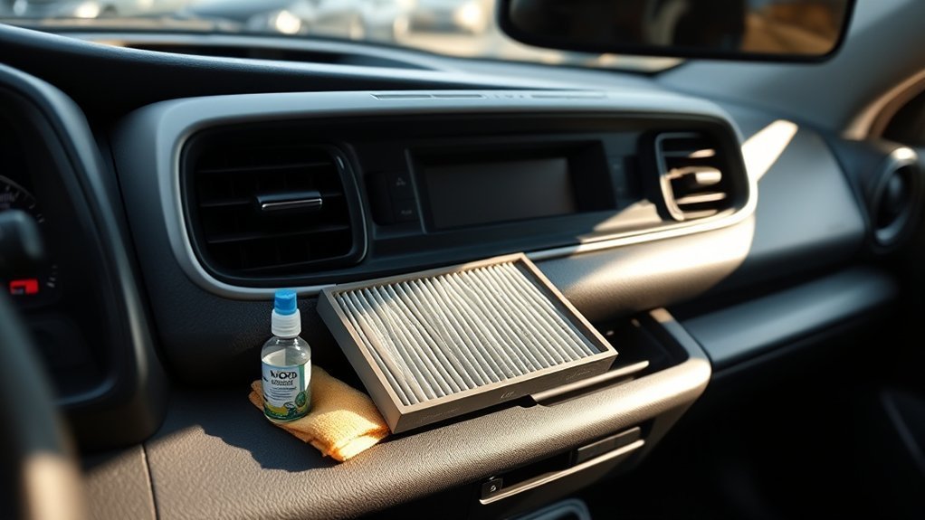 rav4 vent musty smell