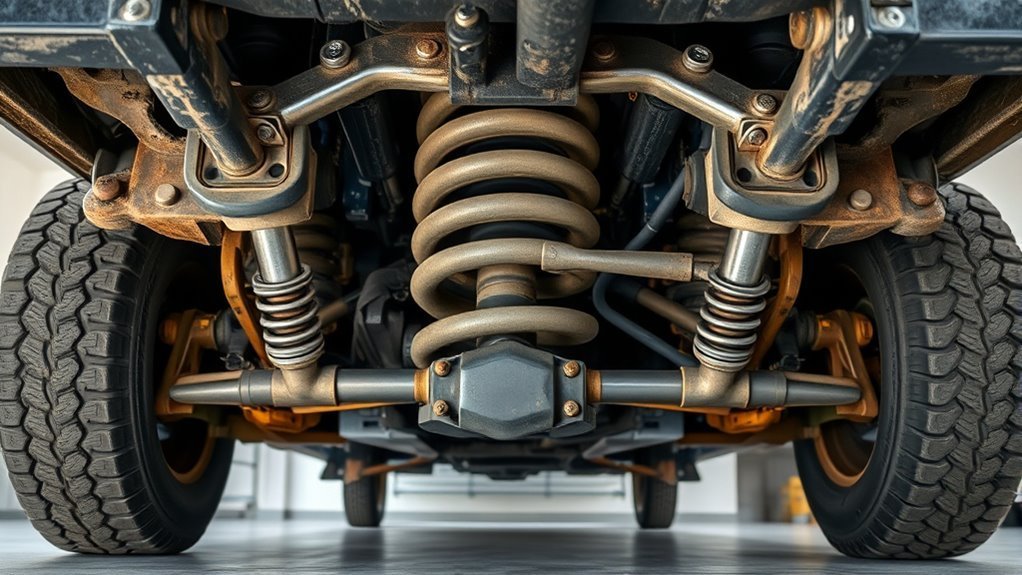 Toyota Tundra rear suspension inspection checklist for shocks springs links and bushings