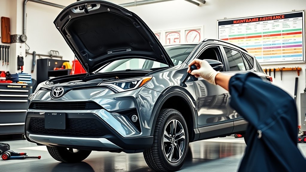 Toyota RAV4 regular maintenance helps support reliability and safety