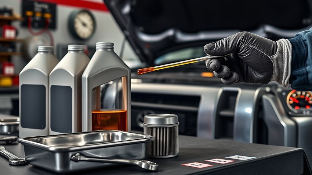 Toyota 4Runner regular oil change monitoring and dipstick checks