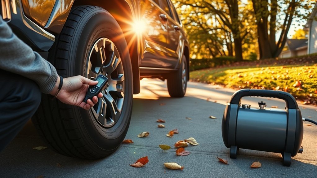 regular cold tire pressure checks before driving a Toyota Tacoma