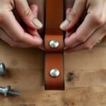 repair handbag rivets securely