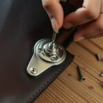 repair handbag turn lock