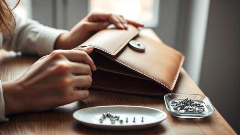 repair magnetic purse clasp