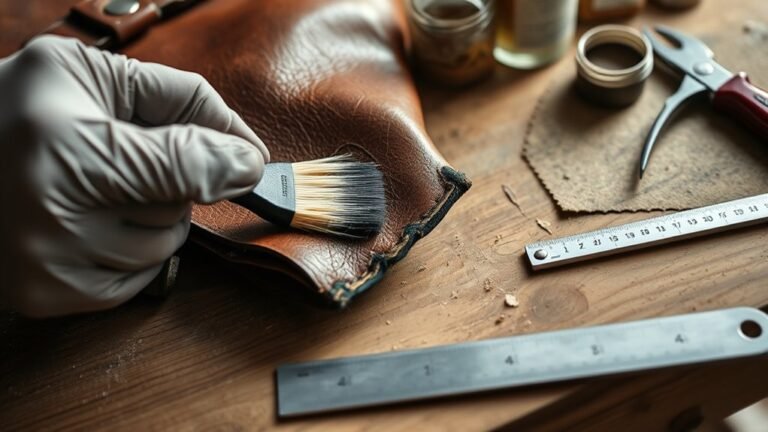 repair worn leather corners