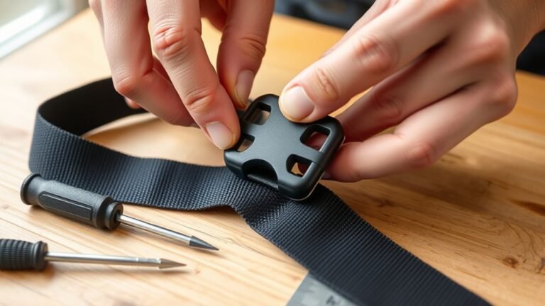 replace buckle without cutting