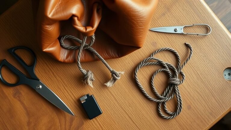 replace drawstring without fraying