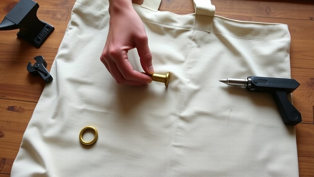 replace grommets without tearing