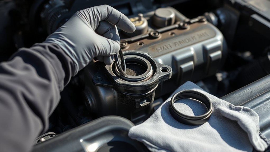 Replacing the Toyota Tacoma oil filter housing O-ring for a leak-free seal