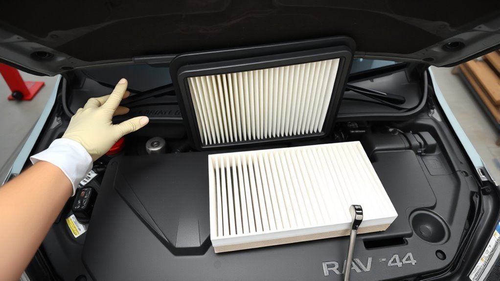 replace rav4 engine air filter