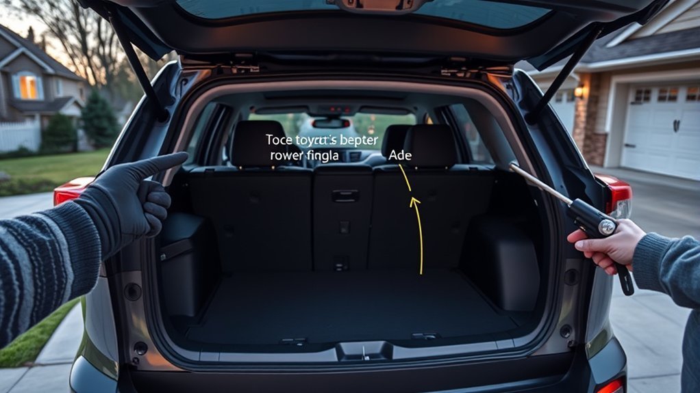 RAV4 liftgate reset diagnosis and manual operation checks