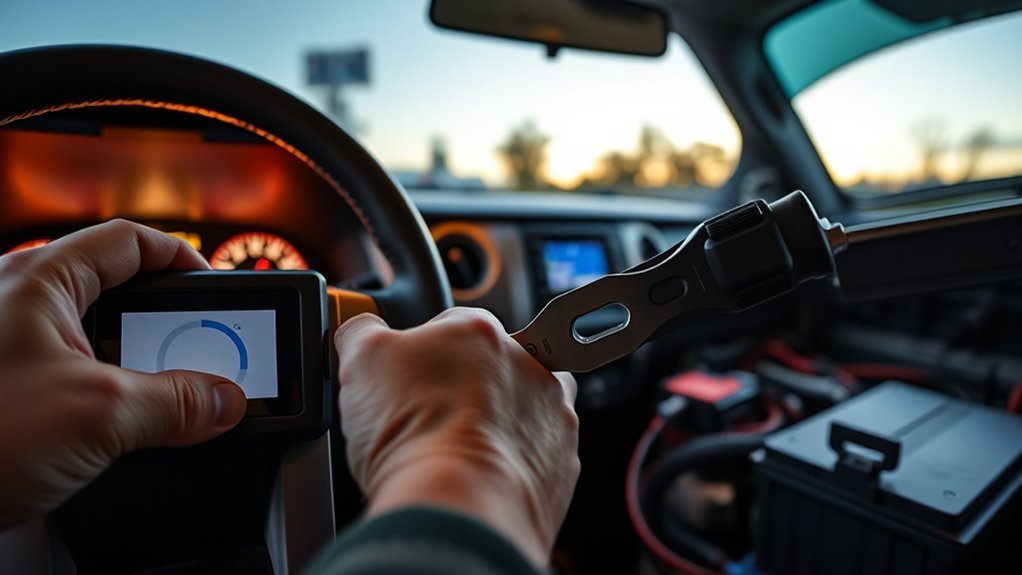 Safely resetting Toyota Tundra maintenance reminder after service