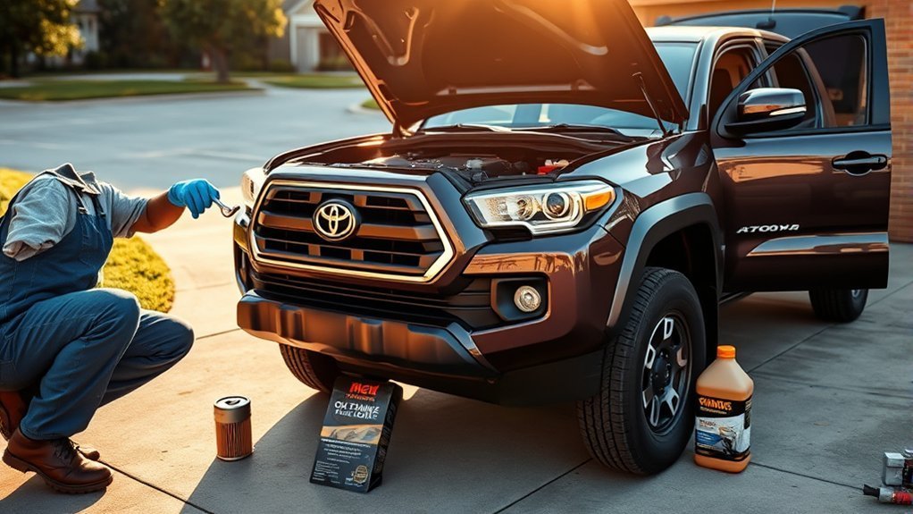 Tacoma Oil Change Guide: 2016–2023 DIY Steps 4 Resetting the Toyota Tacoma oil maintenance reminder on the dashboard display