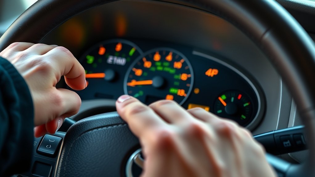 Toyota Tundra odometer button used to reset maintenance required light