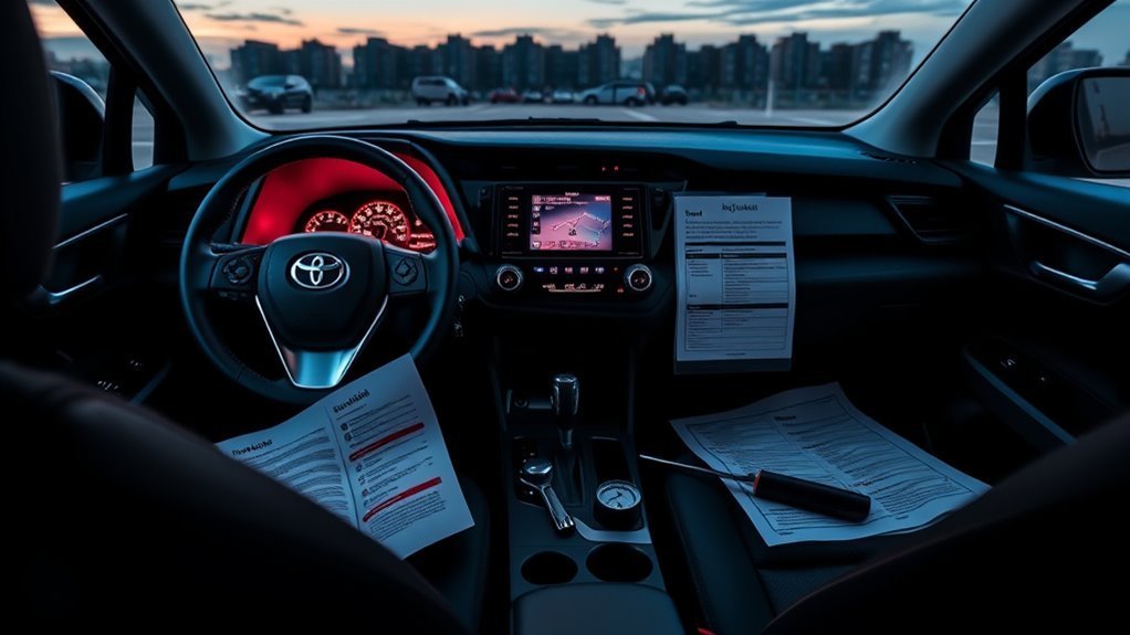 Routine RAV4 maintenance interval reminders for tires oil and inspections
