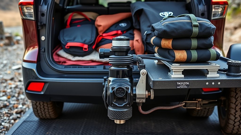 RAV4 Towing Capacity & Payload Limits Guide for 2026 4 Safe balanced towing setup with correctly rated hitch, cargo and tongue weight