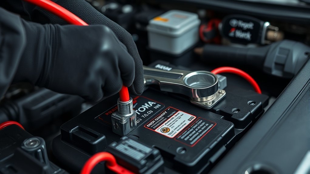 Toyota Tacoma Battery Replacement: DIY Safety Guide 3 Safe Toyota Tacoma battery terminal reconnection with positive terminal first and negative terminal last