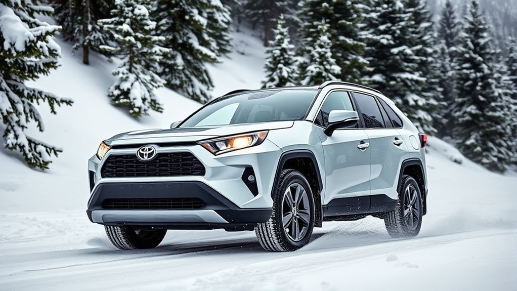 Toyota RAV4 safe winter driving tips for snowy roads