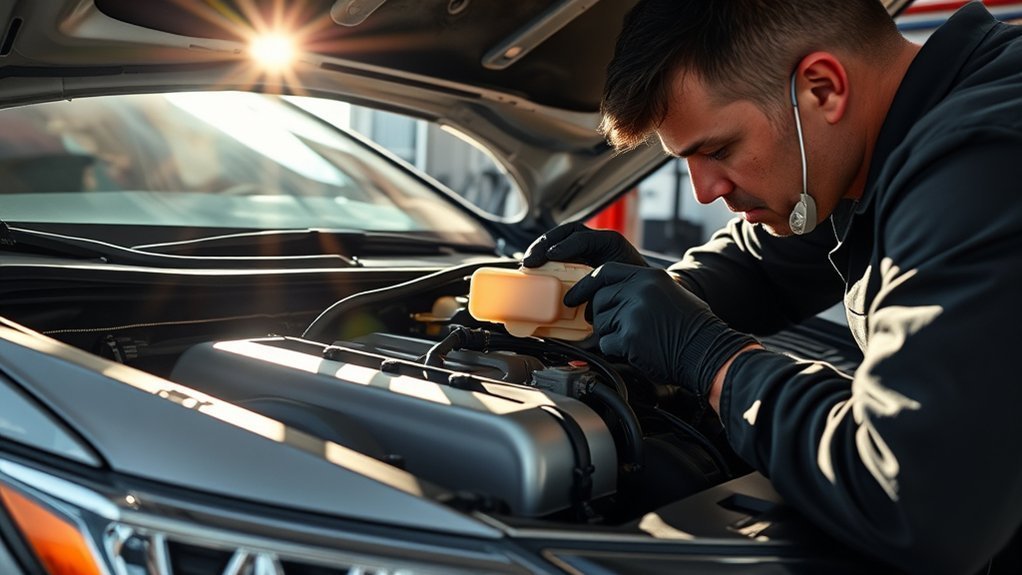 Mechanic providing professional Toyota Camry EVAP diagnostic help