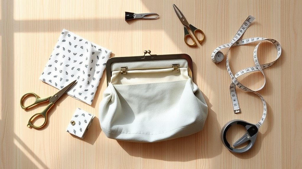 How to Make a Frame Clutch With a Securely Fitted Lining 2 select strong stylish frame