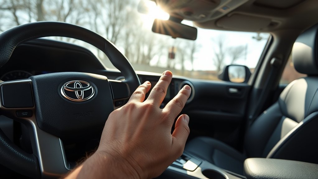 Toyota Tacoma Smart Key usage tips for push button start