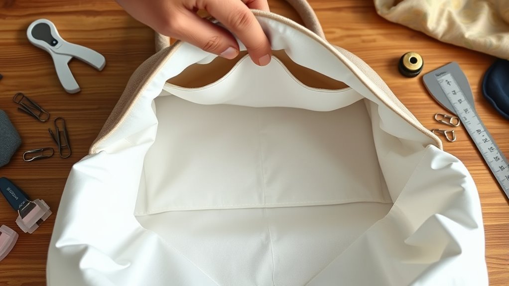 Bag Foam Stabilizer Explained: Structure Without Hardness 2 soft cushioned structural interfacing