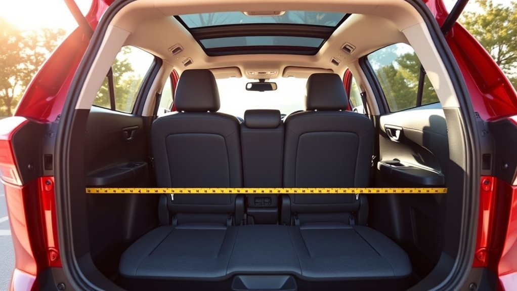 2026 Toyota RAV4 interior cabin showing front and rear seating layout