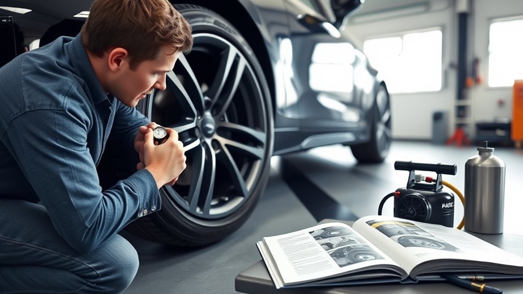 Spare Tire PSI: Inflate Donut & Full-Size Spares 2026 3 spare tire maintenance tips with tire pressure gauge and inflator