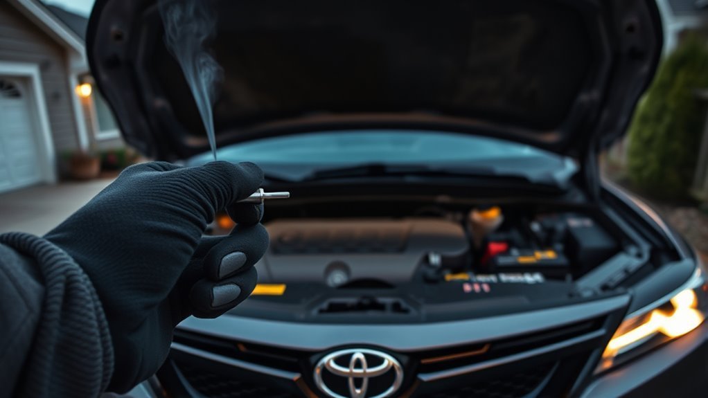 spot oil burning symptoms