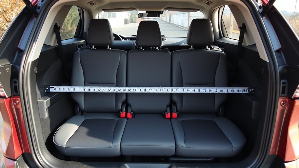 Three passengers sitting across the RAV4 rear bench