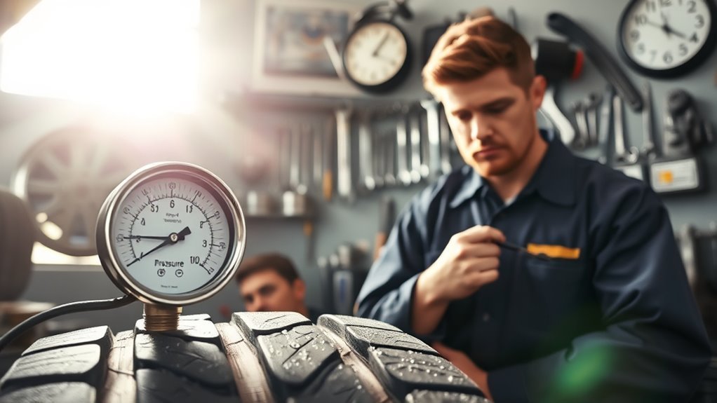 tire inflator gauge issues