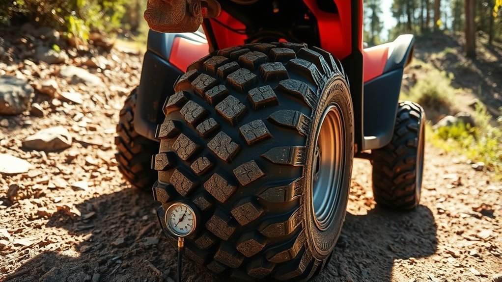 ATV Tire Pressure Guide: Safe PSI by Terrain for 2026 4 ATV tire pressure setup improves grip, stability, and tire life