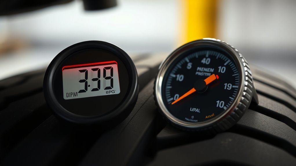 Tire Pressure Gauges: Digital vs Analog 2026 Guide 2 driver checking tire pressure with a gauge for safer tire maintenance