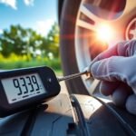tire pressure temperature adjustment
