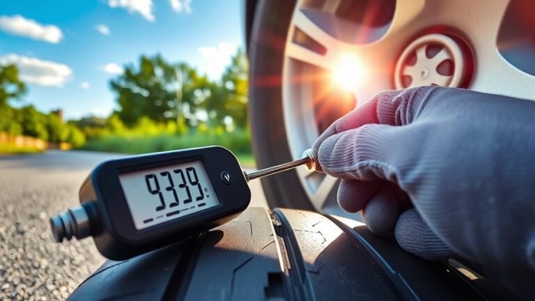 tire pressure temperature adjustment